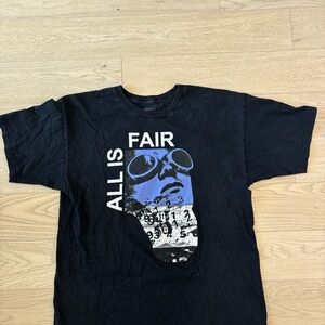 Black Graphic Tee - All Is Fair